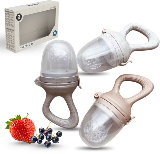 Bitey – Fruit en Groente Feeder – 3 stuks