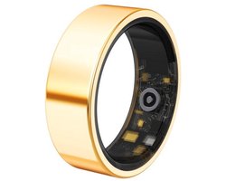 Lacardia Smart ring - Slimme ring - Goud - Maat 7 - Beschikbaar voor android en IOS - Eigen app - Unisex voor Dames & Heren
