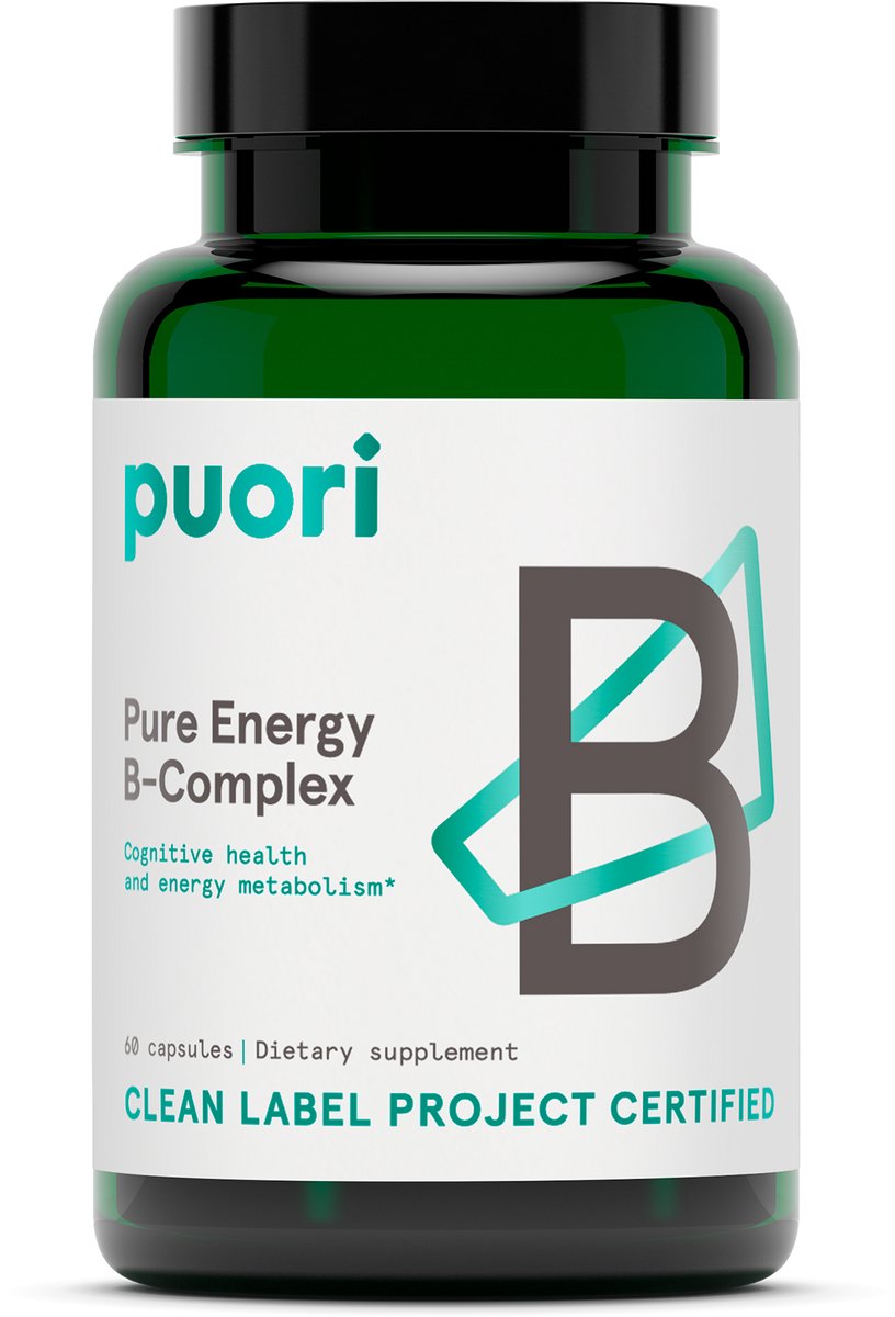 Puori - B - B-Complex Pure Energy - Zuivere formule - 60 capsules