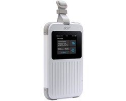 Acer Connect M6E - Portable Mifi Router - Mobiele Hotspot - 5G - WiFi 6E - Dual-band - Nano SIM - SIMO - inclusief 20 GB - tot 32 apparaten - ideaal voor onderweg of op de camping