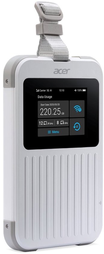 Acer Connect M6E - Portable Mifi Router - 5G - WiFi 6E - 20GB data