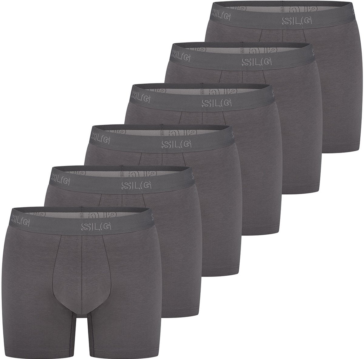 sloggi Heren lang short / pant 6 pack SLG Base