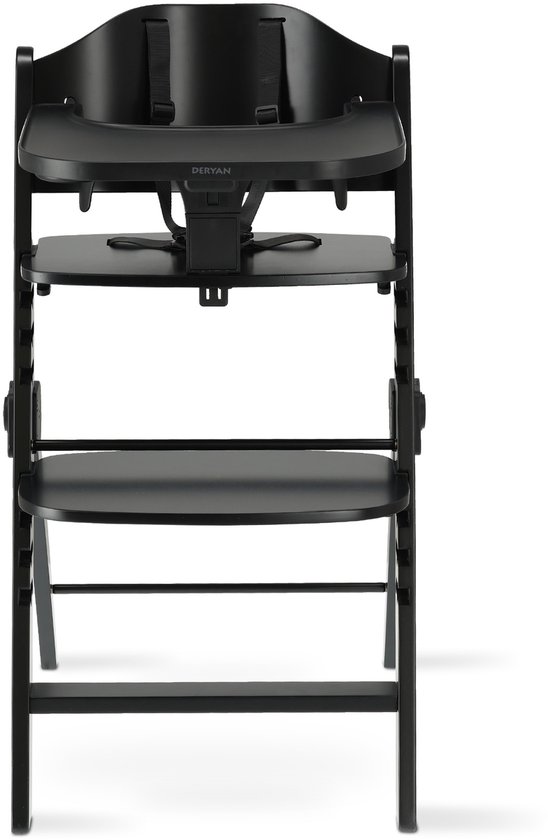 Chaise haute de Luxe Deryan Odin avec transat - Grijs foncé
