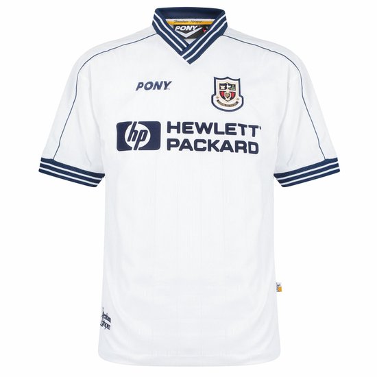 Foto: Pony tottenham hotspur retro voetbalshirt 1996 1998 xl