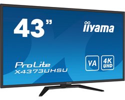 iiyama ProLite X4373UHSU-B1 - 43 inch - 4K - VA - USB-Hub (4x) - HDR
