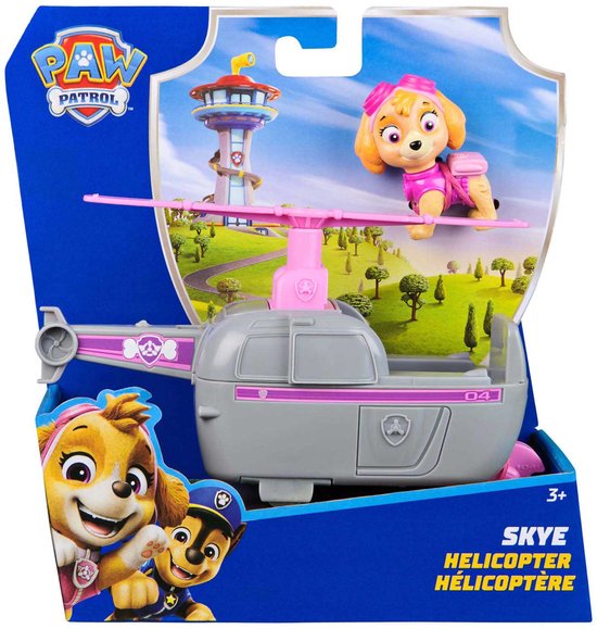 PAW Patrol LA PAT' PATROUILLE - VÉHICULE + FIGURINE STELLA - Véhicule de 15 cm Avec 1 Figurine À Collectionner Pat' Patrouille - - 6061800 - Jouet Enfant 3 Ans et +