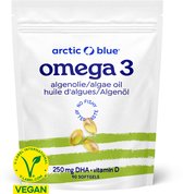Bol.com Arctic Blue - Omega 3 Algenolie Capsules - 250 mg DHA - Met Vit D - 90 doseringen - Vegan Keurmerk aanbieding