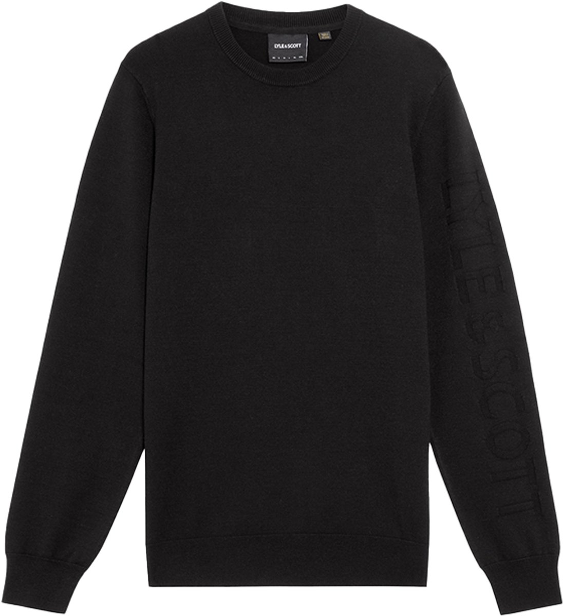 Lyle & Scott Mesh Logo Crew Neck Jumper