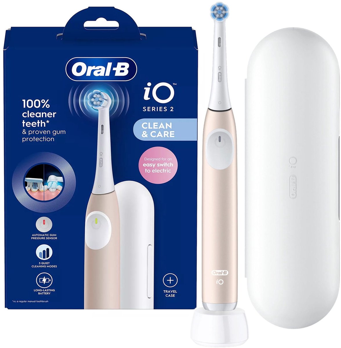 Oral-B iO Series 2 Elektrische Tandenborstel Calm Pink - Oral-B - €59,50