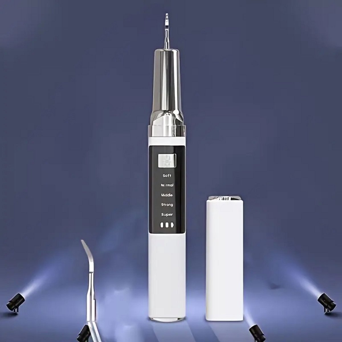 K&R Ventures® Elektrische Tandsteenverwijderaar – Tandplak Verwijderaar – USB C Oplaadbaar – 2 Vervangbare Koppen – 5 Standen Verstelbaar – Professionele Mondverzorging voor Thuis
