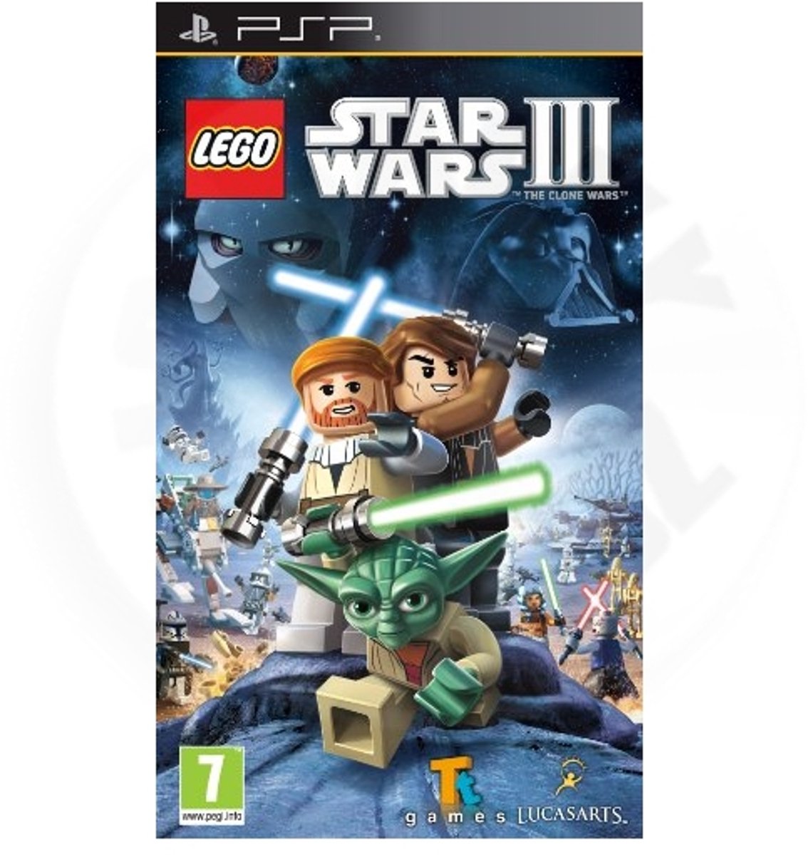 LucasArts Lego Star Wars III: The Clone Wars, PSP Italiaans PlayStation Portable (PSP)