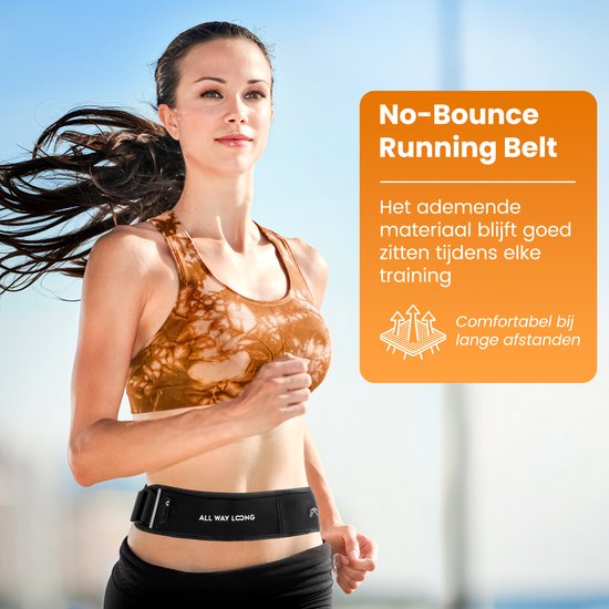 Running Belt, Waterdichte Taille Pack met grote capaciteit, Sweatproof