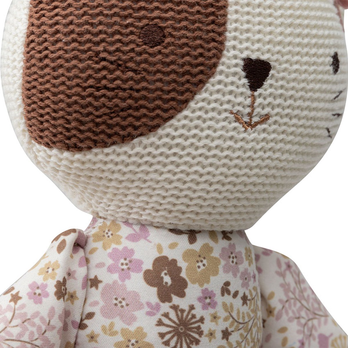 Jollein Knuffel Kat - Jill - Gebreid - Knuffepop — cadeau in Spellen & Speelgoed - foto 8