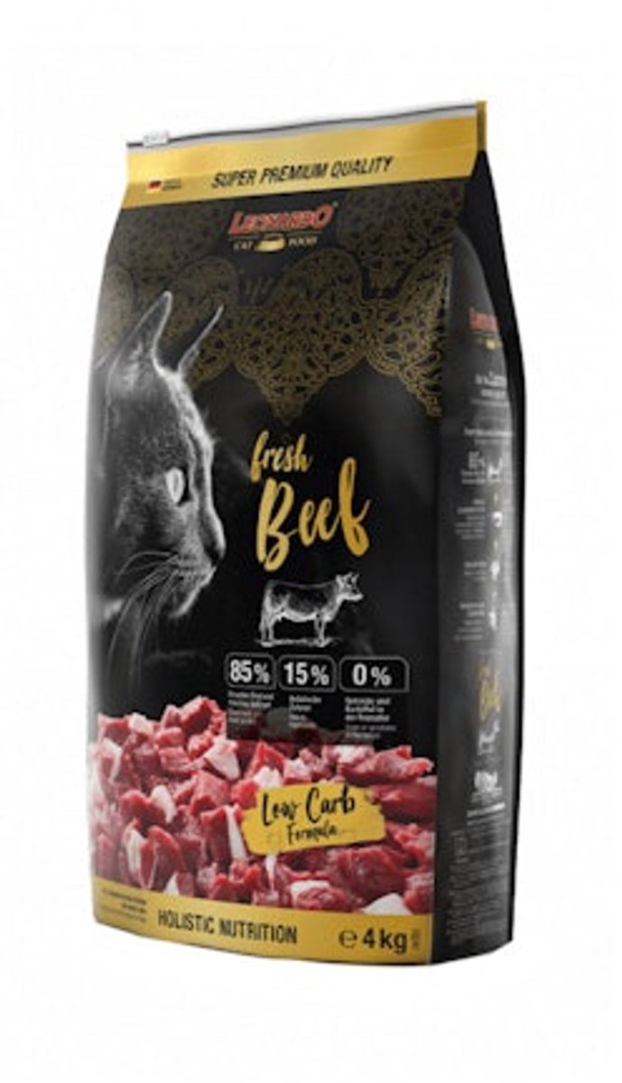 Leonardo Leonardo - Fresh Beef - 4 kg - Kattenbrokken