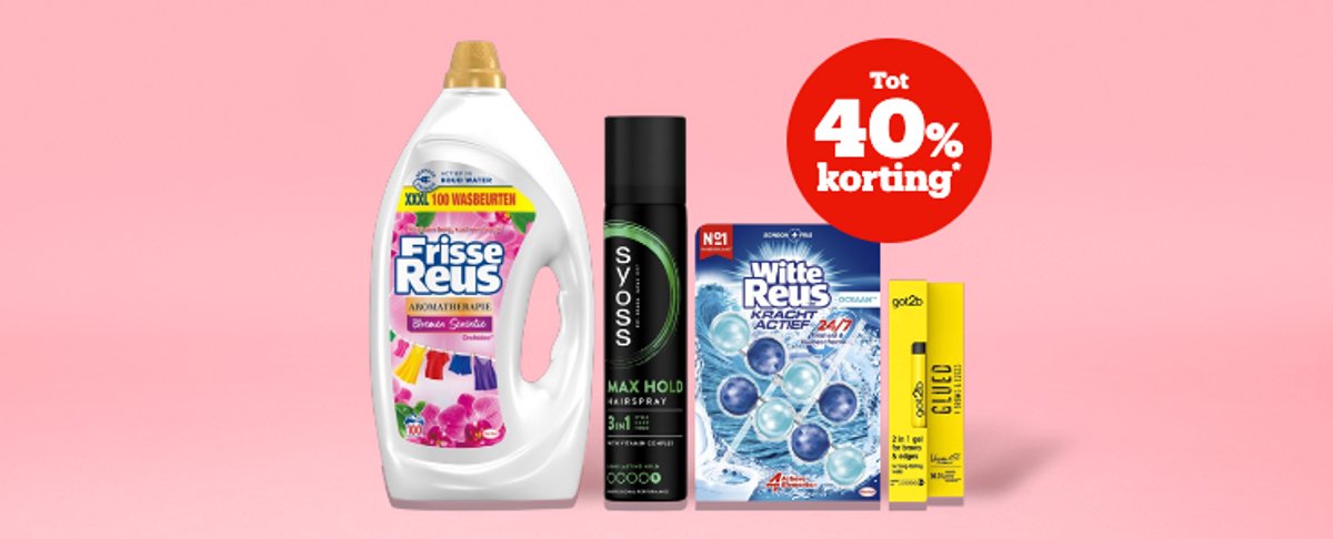 Tot 40% korting*