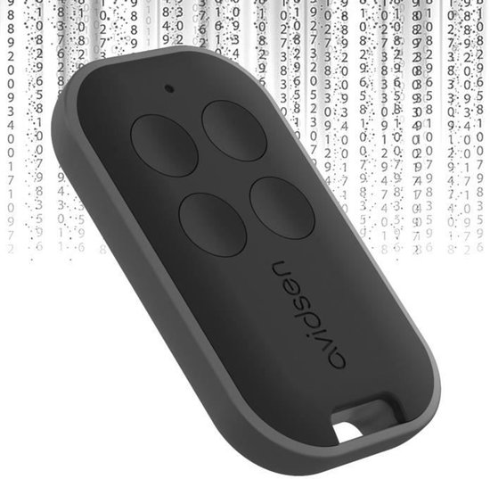 AVIDSEN 104257 Télécommande 433MHz 4 Boutons Rolling Code