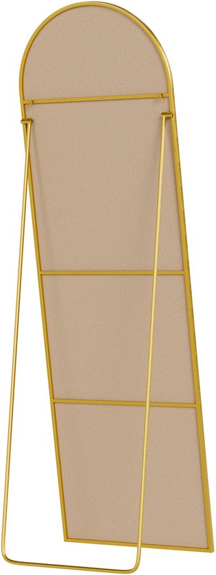 CLP Staande spiegel Moline ovaal - Glas - mat wit | Leen Bakker