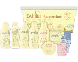 Zwitsal Startersbox - Baby - hypoallergeen, pH-huidneutraal en dermatologisch getest voor de gevoelige huid - 7-delig