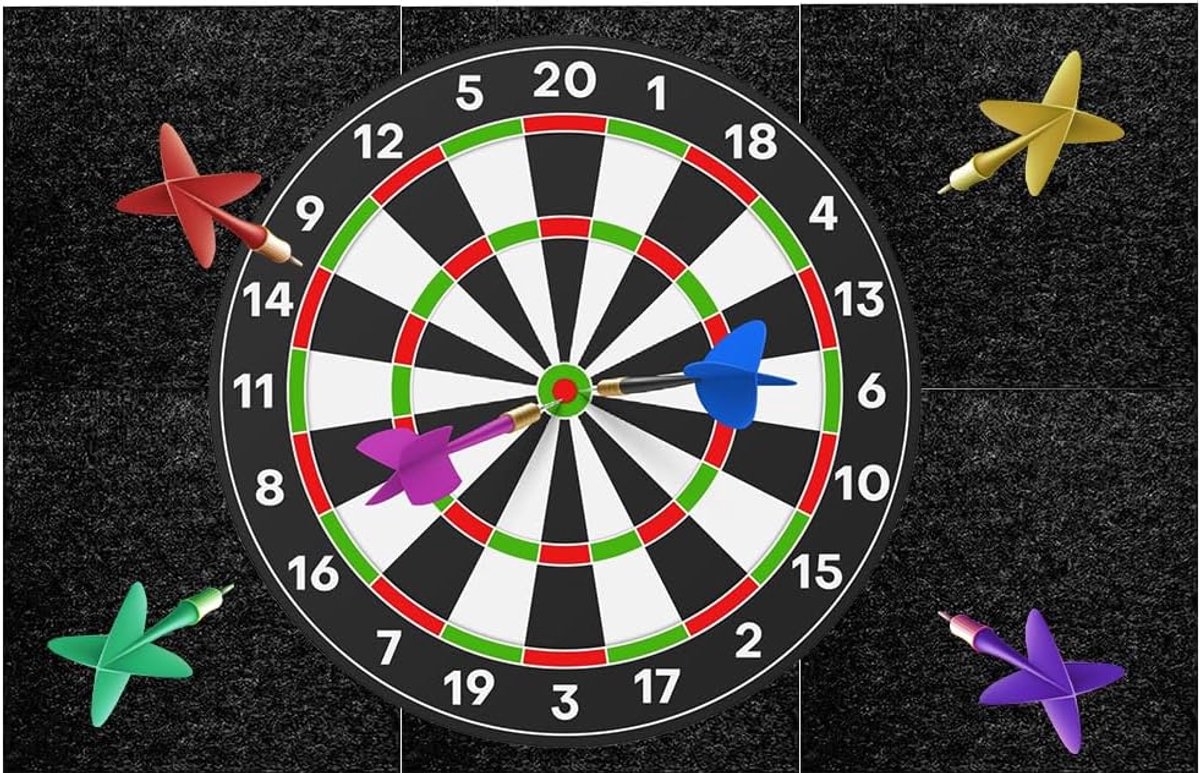 Eva Dartboard Surround Wall Protector, Dart Board Surround Anneau Pour 18 Pouces Type De