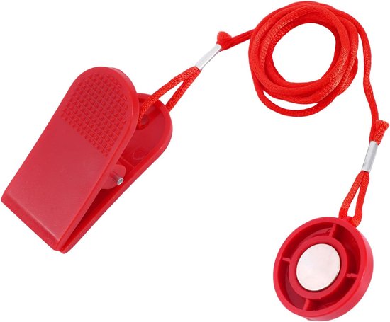 Foto: Treadmill magnet safety key magnetische veiligheidsschakelaar vervangingssleutel voor de meeste loopbanden en hardloopmachines noodstopaccessoires
