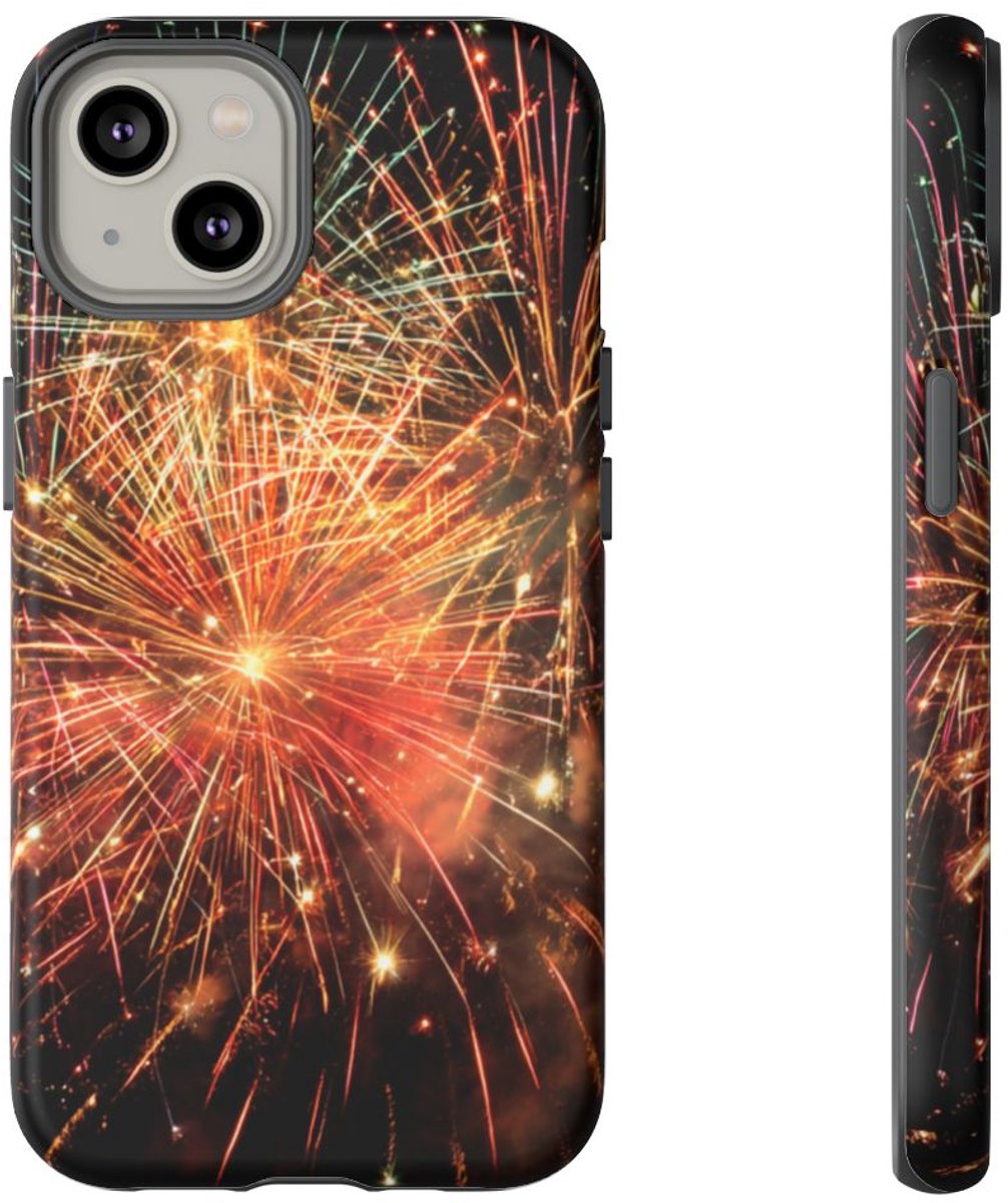Kleurrijke Vuurwerkexplosie – Telefoonhoesje Geschikt voor iPhone 14