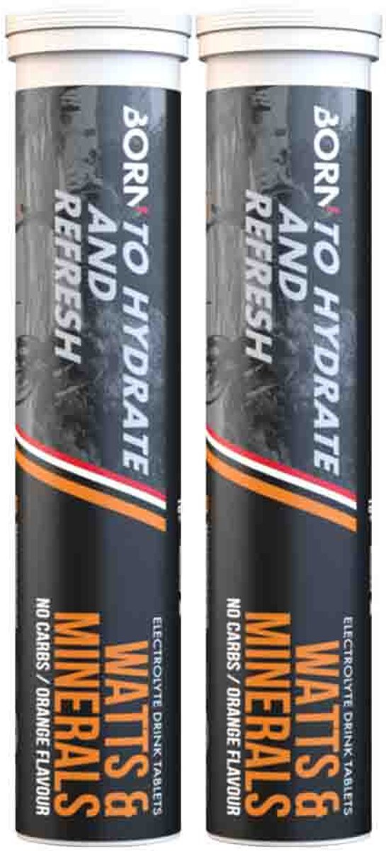 Born - Bruistablet Watts & Minerals Orange - 2 x 80 gr - Voordeelverpakking