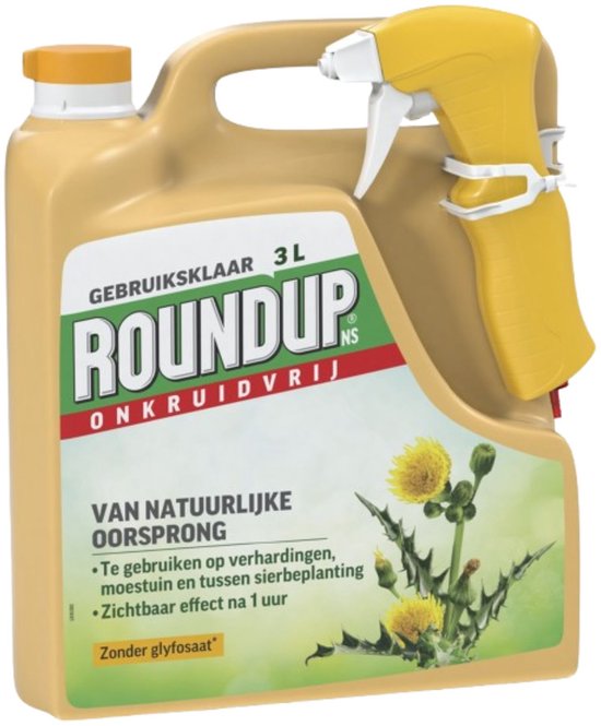 ROUNDUP® Natuurlijk Onkruidvrij Kant en Klaar Spray 3L - Met drukspuit - Onkruidverdelger - Van natuurlijke oorsprong - Zonder glyfosaat - Voor 30m² van Merkloos	 — afbeelding 3