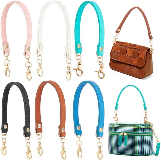 Tas Touw Handvat 1 Paar Handtas Riem Tas Gevlochten Vervangingen Met Rubber Insert Voor Schoudertas