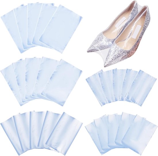 Sacs Heat transparents - 500 pièces - 5 tailles - 13 cm/15 cm/16 cm/20 cm/25 cm - Film thermorétractable en PVC pour l'emballage de savons, bougies, petits Gifts , Bouteilles , bocaux, Boeken et petites Business