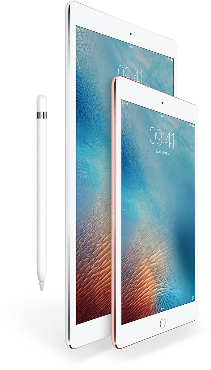 Apple iPad Pro - 9.7 inch - WiFi + Cellular (4G) - 32GB - Roségoud