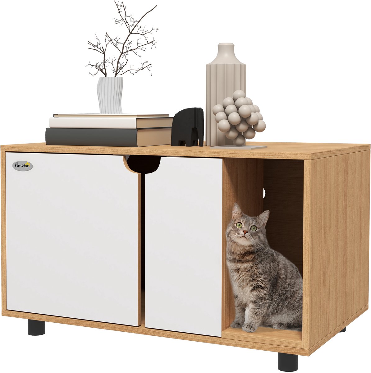 PawHut-kattenbak-spaanplaat-80x48x48cm-eiken