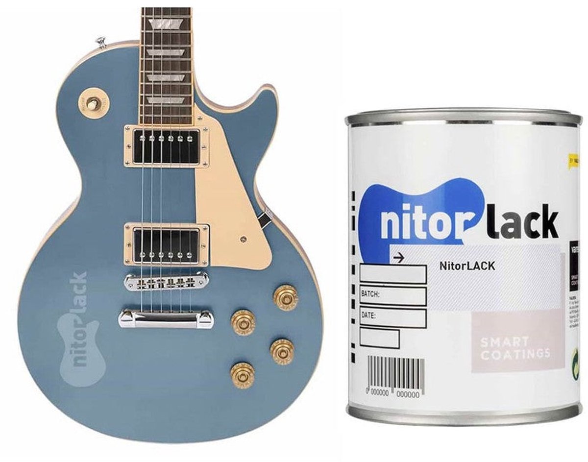 NitorLACK N177009108 NitorPOL Acryllak Pelham Blue – 500 ml Blik
