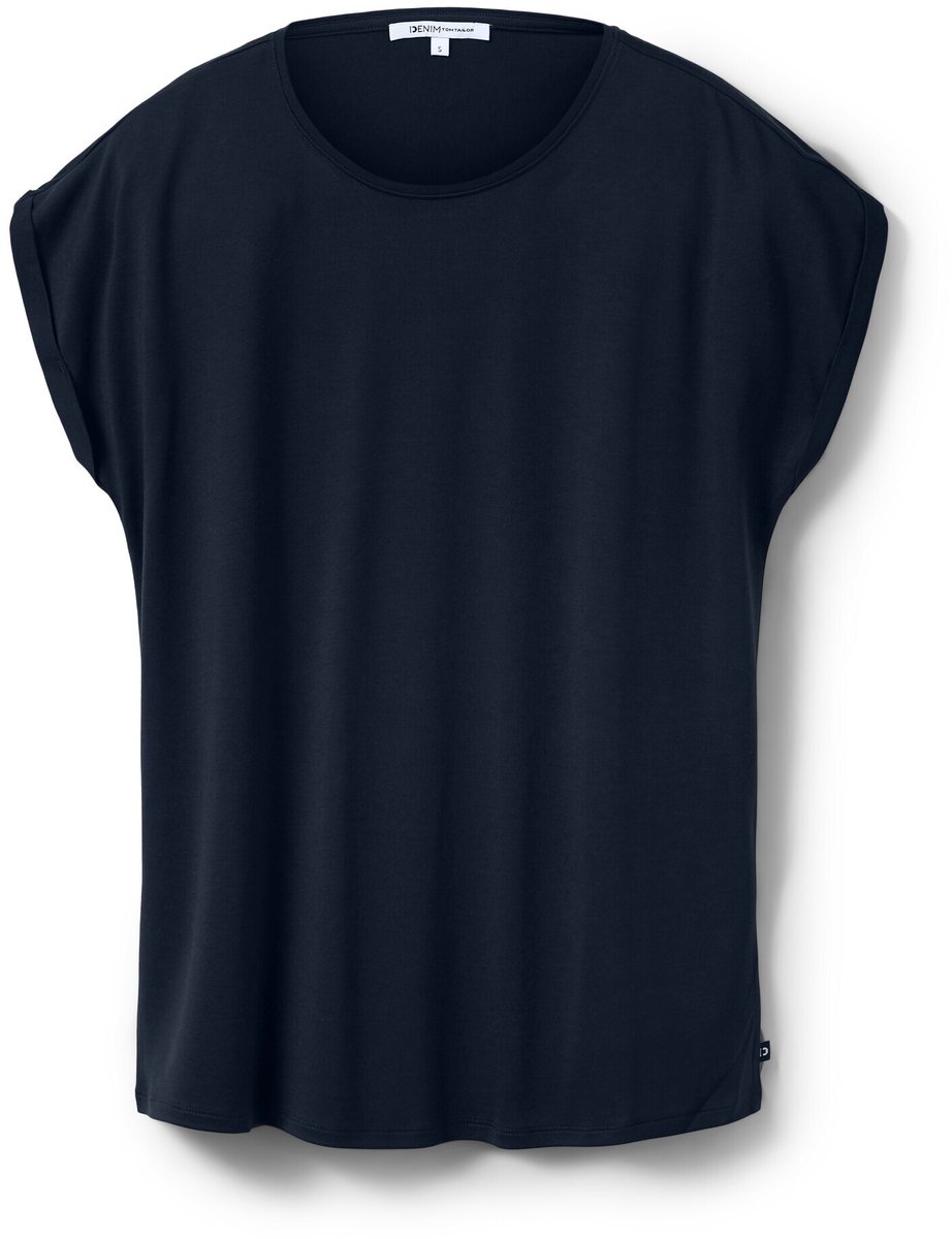 TOM TAILOR fluent basic tee Dames T-shirt - Maat M