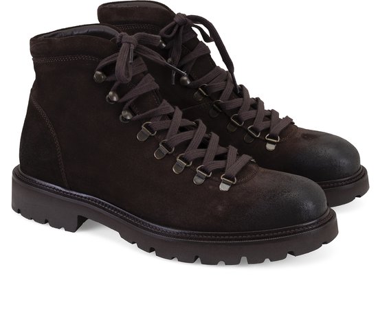 DESA Bottes Daim Marron Homme Astuce de chaussure: rond Taille: 42 EU