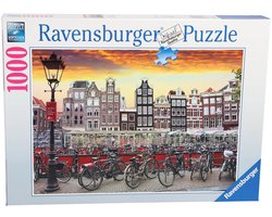 Ravensburger - Puzzel Amsterdam Fietsenstalling - 1000 stukjes.