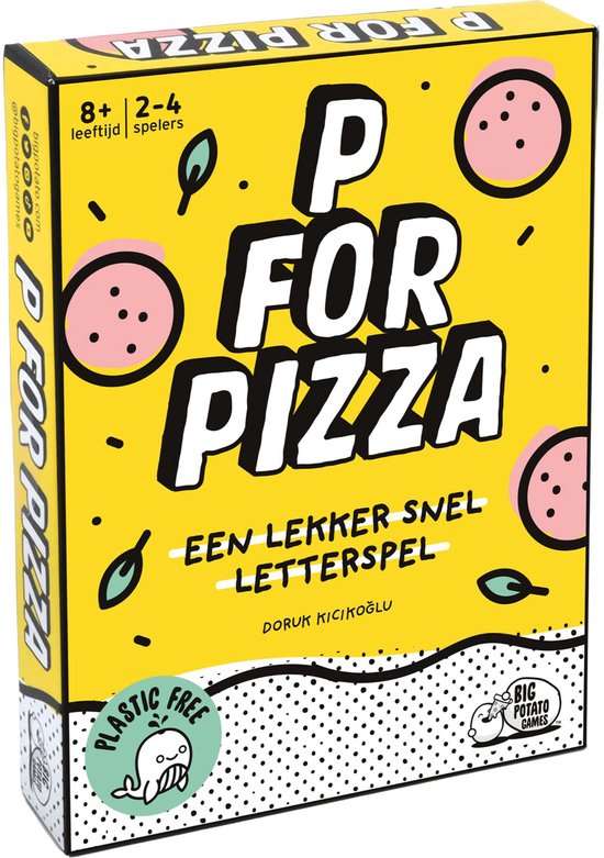 P for Pizza - Nederlandstalig Kaartspel - Partyspel