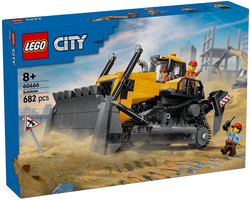 foto van LEGO® City Gele Bulldozer, Bouwplaatsvoertuig - 60466