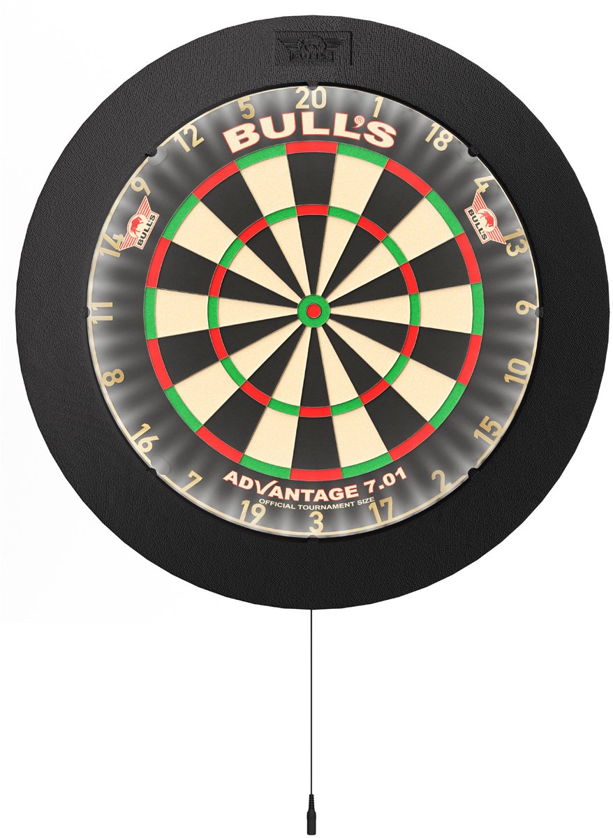 Bull's Lumo 1 - Dartbord Verlichting & Surround - 360° LED Verlichting - 88 LEDs - Muurbeveiliging - Darten
