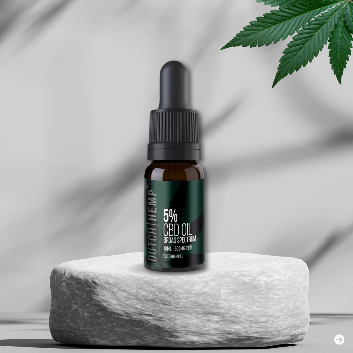 Dutch Hemp CBD-olie 5% - 10ml - Broad spectrum