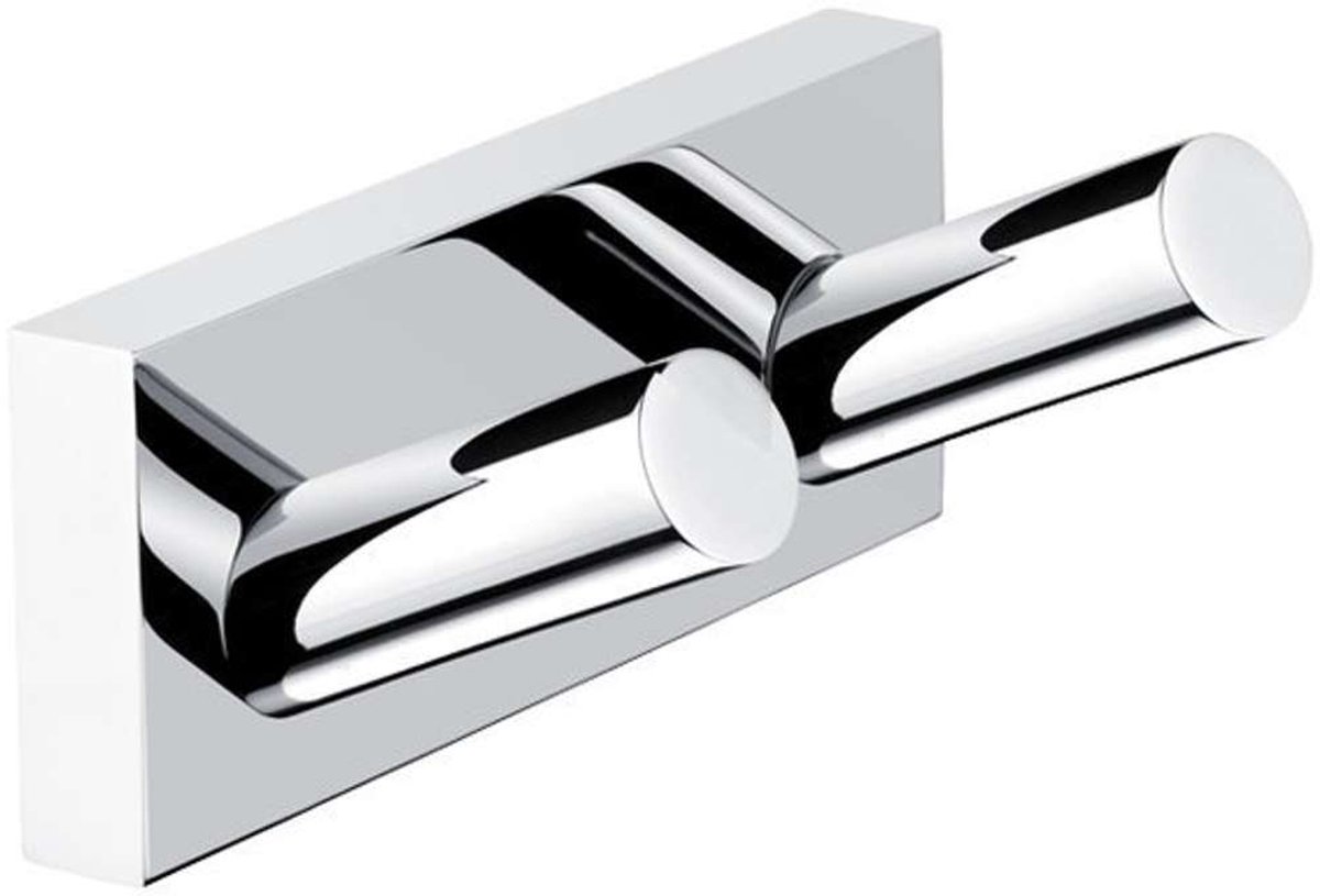 Nimco Keira - Dubbele handdoekhaak, chroom KE 22053-26