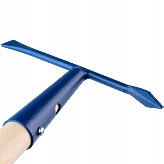 KADAX Mosschraper met lange messen, voegenkrabber met lange steel van hout, voegenreiniger voor het verwijderen van onkruid en mos, voegenverwijderaar van metaal (lengte: 124 cm) van Merkloos	 — afbeelding 5