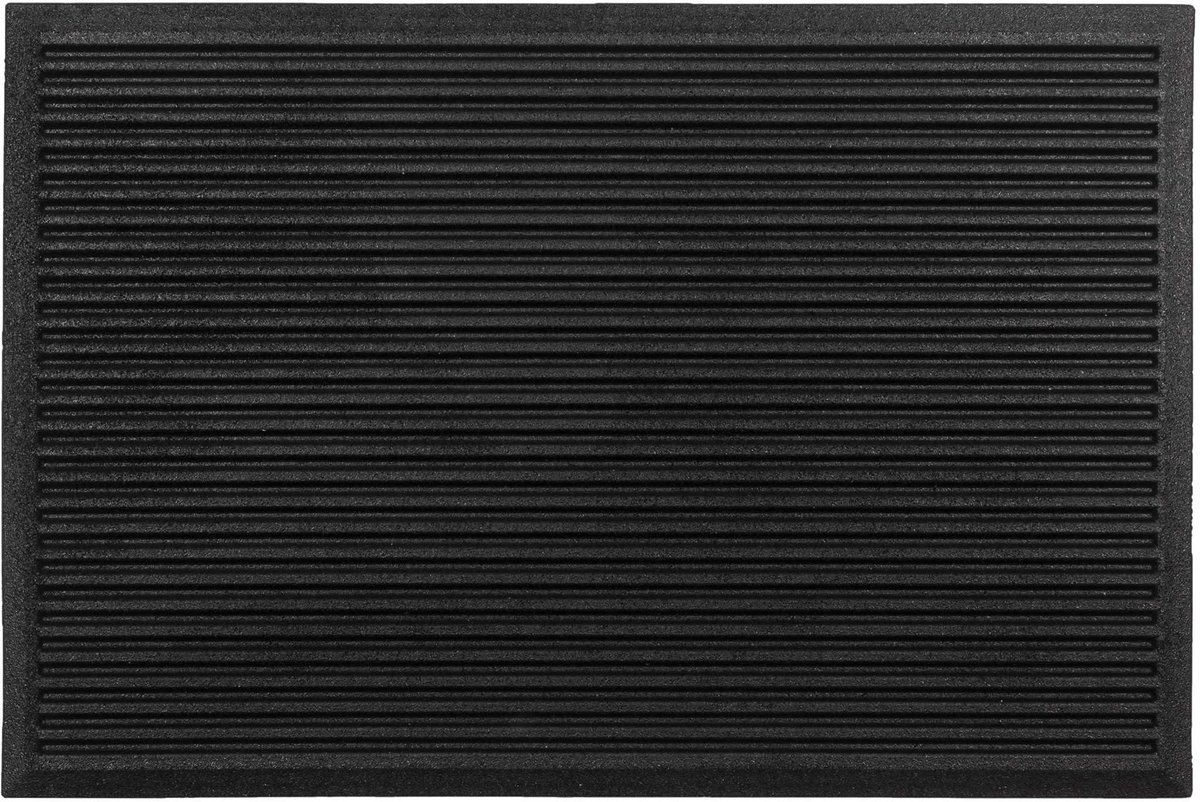 Ibenzoa Stevige Schrapermat voor Buiten en Binnen, Antislip en Weerbestendig, 60 x 40 cm zwart