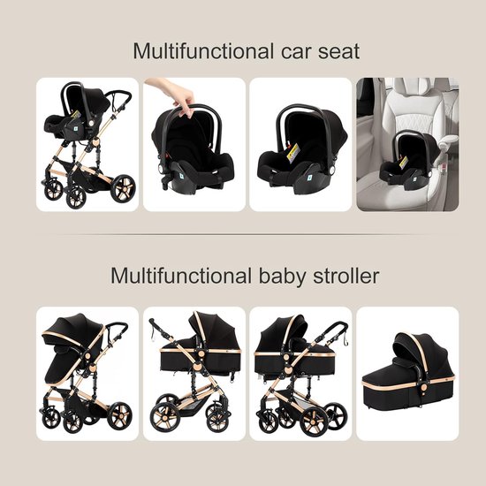 FNRIDS Skate Universal Pushchair, Portable Pushchair, with Hanging