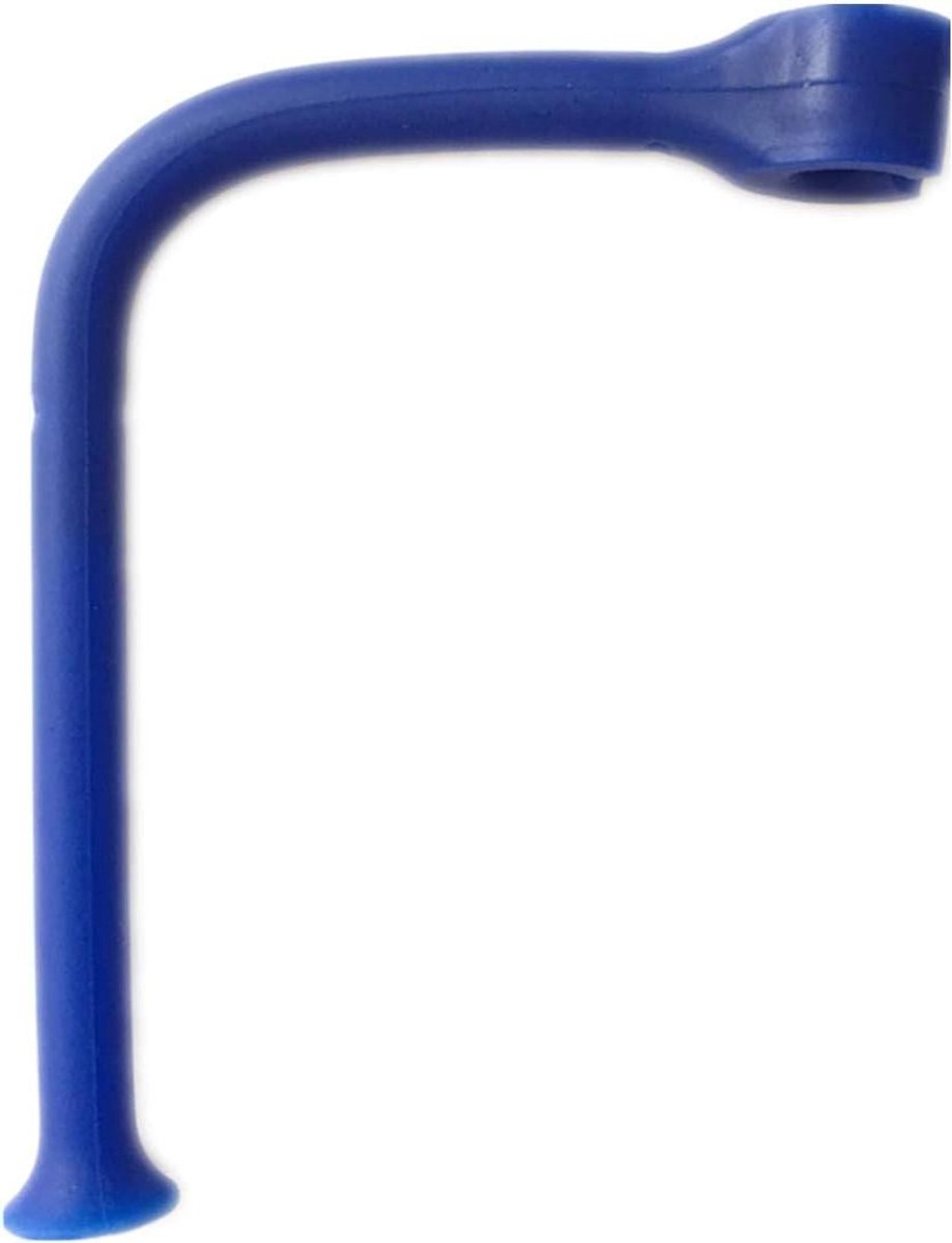 Glashouder voor vaatwasser - Siliconen glashouder voor veilig reinigen van lange brillenglazen en wijnglazen - Stemware saver in blauw - Set van 4 stuks