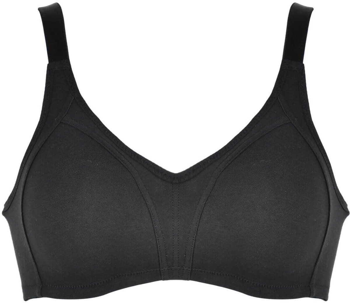 Naturana naadloze soft BH zonder beugels maat 85C zwart