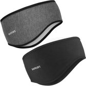 Hoofdband winter 2 stuks fleece oorbeschermers voor dames en heren