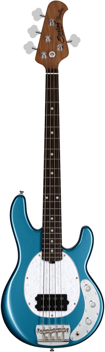 Sterling by Music Man StingRay Short Scale RW Toluca Lake Blue - Elektrische basgitaar