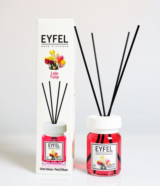 EYFEL - REED DIFFUSER - GEURSTOKJES - HUISPARFUM - TULIP - 120ML