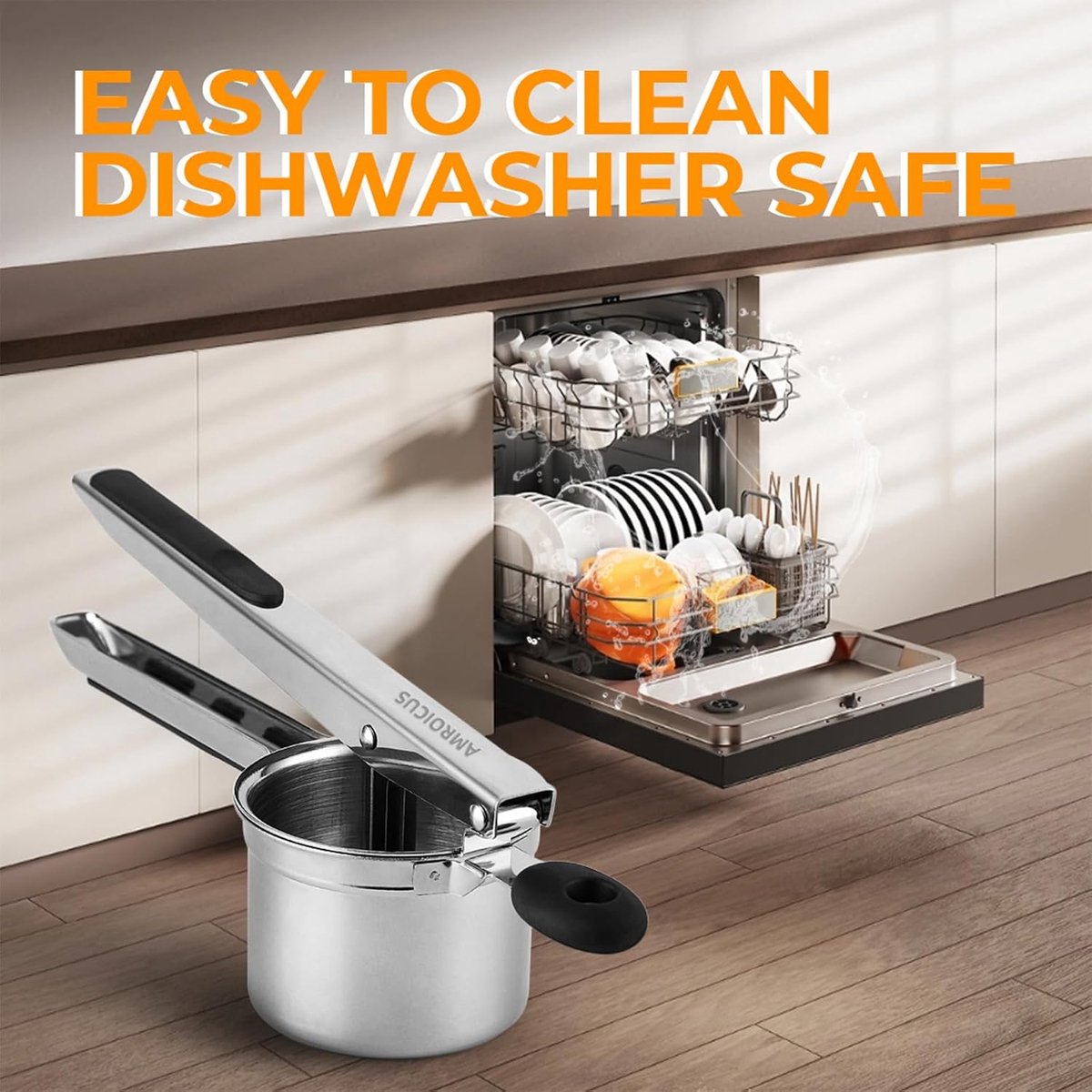 Aardappel Ricer, Ricer voor Aardappelpuree, Aardappel Ricer Roestvrij