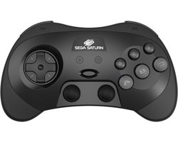 Retro-Bit SEGA Saturn PRO - Wireless Controller - Black Multi
